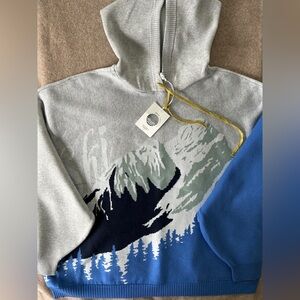 NWT Anthropologie Daily Practice Graphic Hoodie,  2X